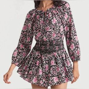 LoveShackFancy Netra Mini Floral Dress -‎ XS